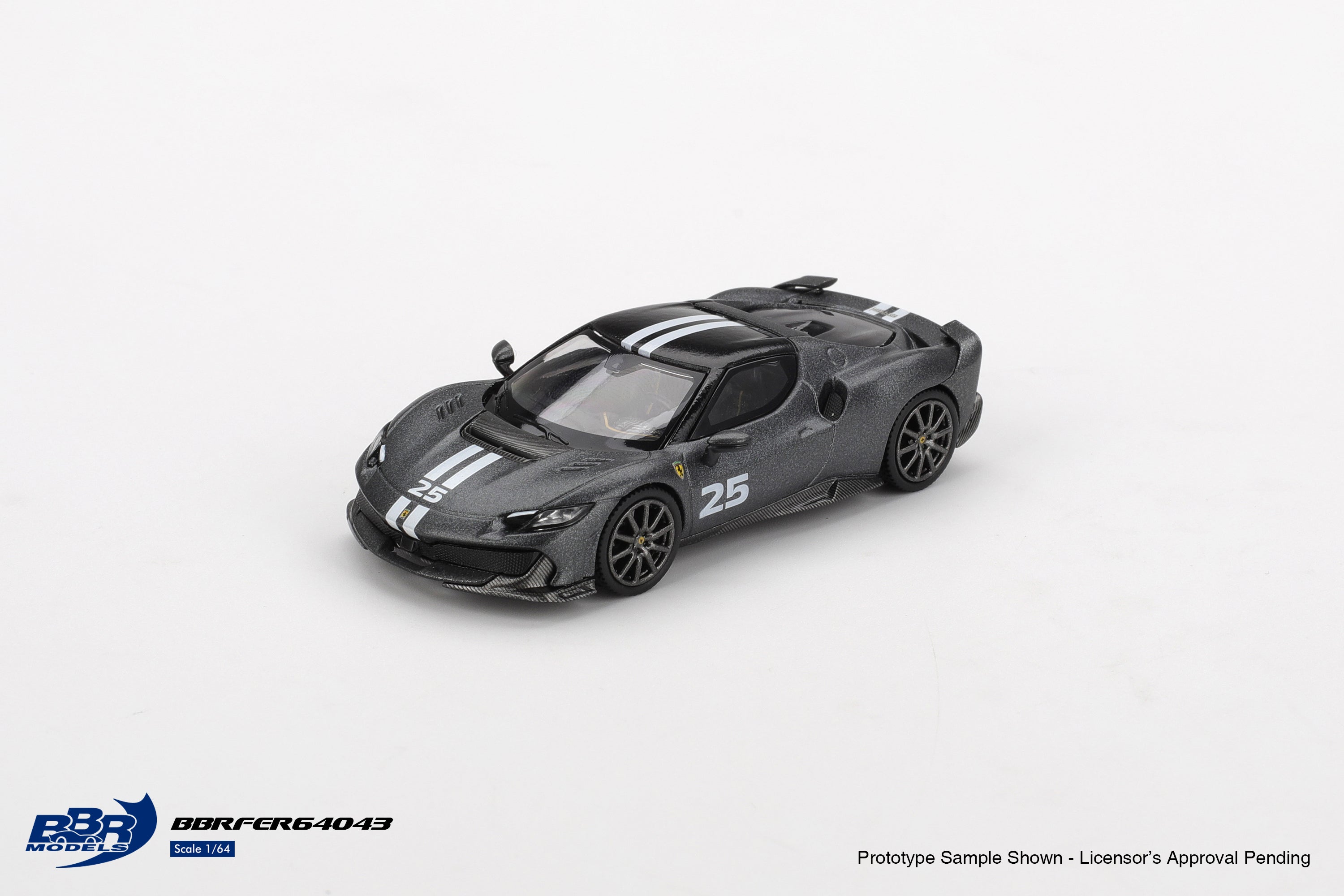 [Précommande] BBRFER64043 - Ferrari 296 Speciale Grigio Silverstone Opaco
