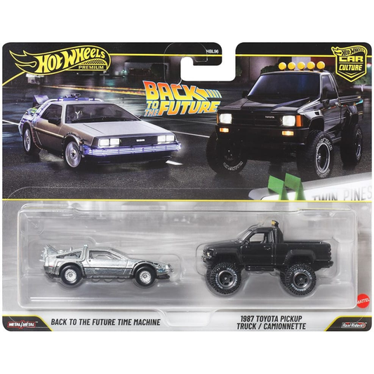 [Précommande] Back To The Future Time Machine & 1987 Toyota Pickup Truck - Duo Pack HW