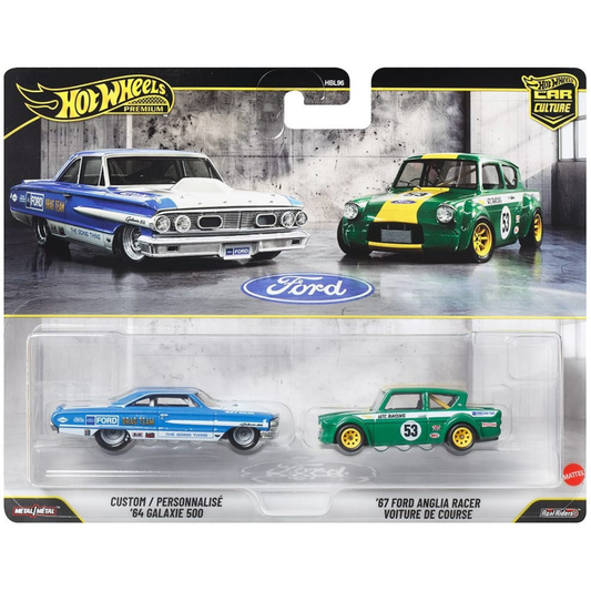 [Précommande] Custom '64 Galaxie 500 & '67 Ford Anglia Racer - Duo Pack HW