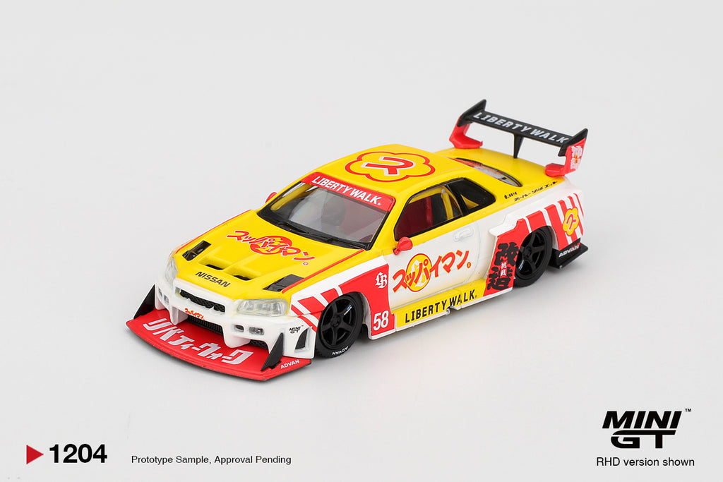 [Précommande] MGT01204 - Nissan GTR (R34) LB-Super Silhouette Skyline