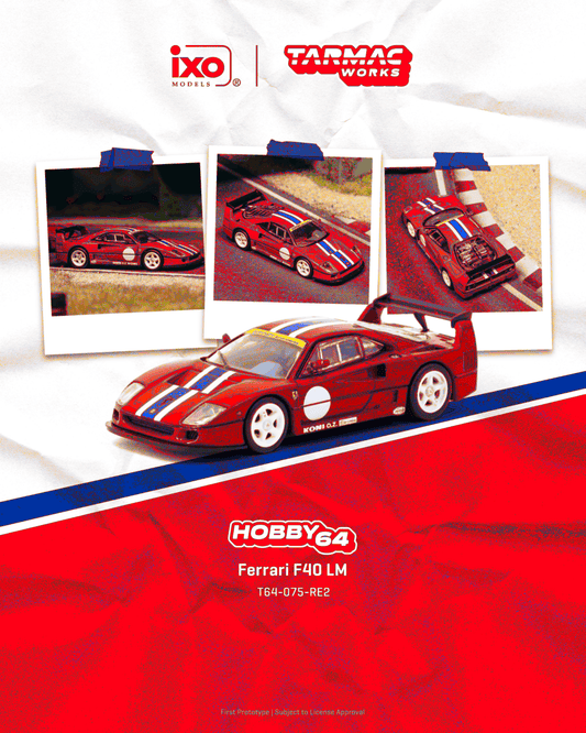 [Précommande] T64-075 - Ferrari F40 LM Rosso Corsa 1994